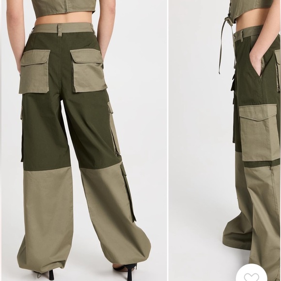 AFRM cargo pants and corset top set - Picture 2 of 7